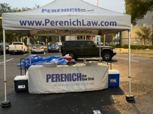 2022 Honor Ride PERENICH Law Tent